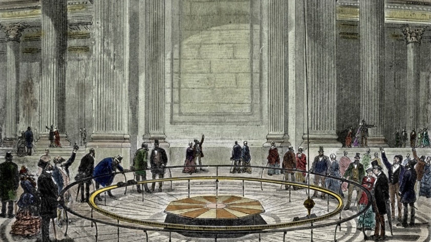 Unknown Artist The famous experience of the Pendulum by Leon Foucault in 1851 demonstrating the MeisterDrucke 1003385